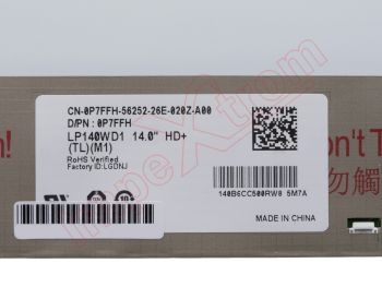 Pantalla LCD modelo LP140WD1 de 14" pulgadas para ordenador portátil